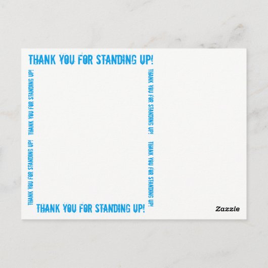 Wir sind die STORM Vielen Dank Postkarte (Rückseite)