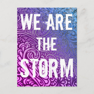 Wir sind die STORM Vielen Dank Postkarte