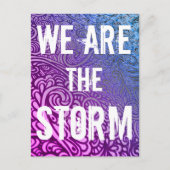 Wir sind die STORM Vielen Dank Postkarte (Vorderseite)