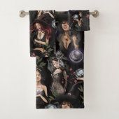 Wir sind die Töchter von Hexen, die man nicht bren Badhandtuch Set (Insitu)