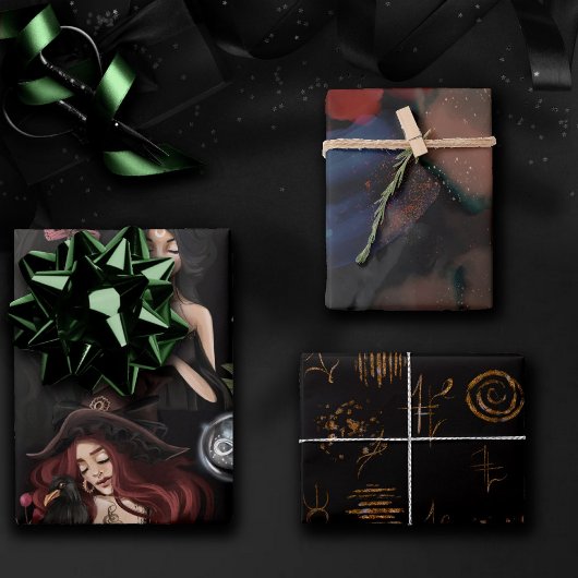 Wir sind die Töchter von Hexen, die man nicht bren Geschenkpapier Set