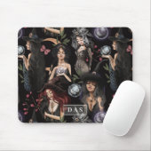 Wir sind die Töchter von Hexen, die man nicht bren Mousepad (Mit Mouse)