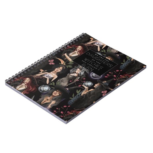 Wir sind die Töchter von Hexen, die man nicht bren Notizblock (Linke Seite)