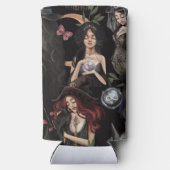 Wir sind die Töchter von Hexen, die man nicht bren Selters Dosenkühler (Rückseite)