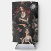 Wir sind die Töchter von Hexen, die man nicht bren Selters Dosenkühler (Vorderseite)