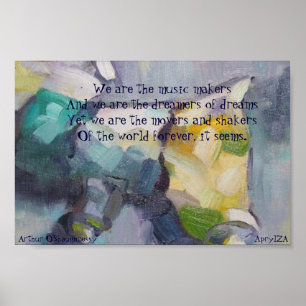 Wir sind die Träumer von Träumen Poster