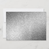 Wir sind die Verlobte Purple Flowers Engagement Pa Einladung (Rückseite)