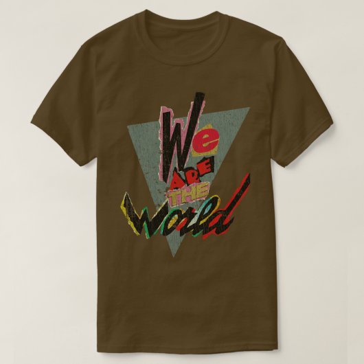 Wir sind die Welt 1985 T-Shirt (Design vorne)