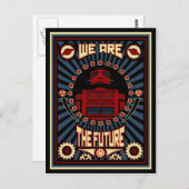 Wir sind die Zukunft Postkarte (Vorne/Hinten)