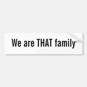 Wir sind DIESE Familie Autoaufkleber