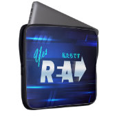 Wir sind echt | Laptop-Siebtasche 15" Laptopschutzhülle (Vorne Rechts)