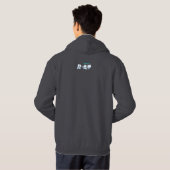 Wir sind echt | Männerhoodie Hoodie (Schwarz voll)