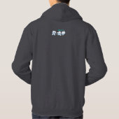 Wir sind echt | Männerhoodie Hoodie (Rückseite)