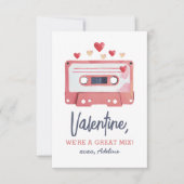 Wir sind ein großartiger Mix-Kassettenband-Valenti Mitteilungskarte (Vorderseite)