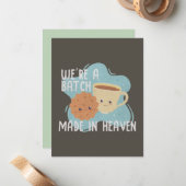 Wir sind ein Los aus dem Himmel Mitteilungskarte (Vorderseite/Rückseite Beispiel)