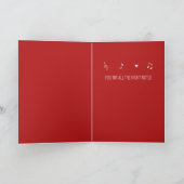 Wir sind ein perfektes Mix Valentine Feiertagskarte (Innenseite)