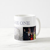 Wir sind ein/Präsident Obama Kaffeetasse (VorderseiteRechts)