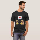 Wir sind ein Pug-Match! T-Shirt (Vorne ganz)