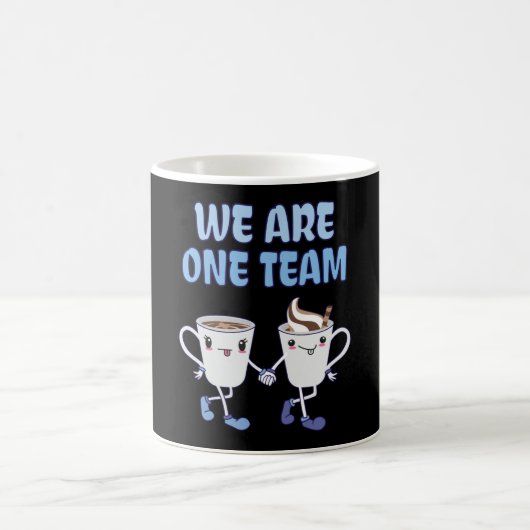 Wir sind ein Team Kaffeetasse (Mittel)