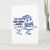 Wir sind ein Team Karte (Vorderseite)