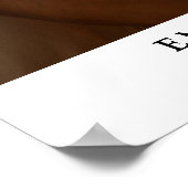 Wir sind ein Verlobtes Foto-Willkommenszeichen der Poster (Ecke)