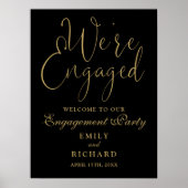 Wir sind ein Verlobtes Willkommenszeichen der Enga Poster (Vorne)