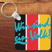 WIR SIND EIN VOLK! SCHLÜSSELANHÄNGER (Vorderseite)