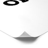 Wir sind eine Art Pig Dill Funny Pun Poster (Ecke)