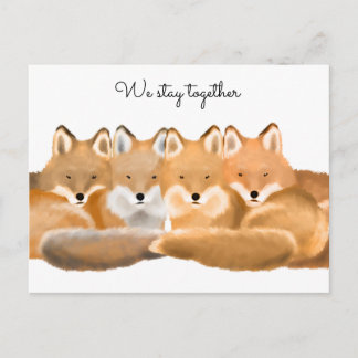 Wir sind eine Gruppe Postkarte