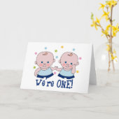 Wir sind eine Jungs-Karte Karte (Gelbe Blume)