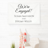 Wir sind eine Verlobte Dekoration von Partnerbanne Banner (InSitu)