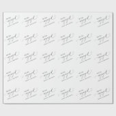 Wir sind eine Verlobte elegante Engagement-Partei Geschenkpapier (Flach)