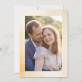 Wir sind eine Verlobte Foto-Engagement-Partei Einladung (Rückseite)