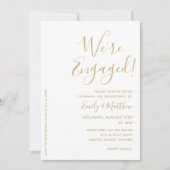 Wir sind eine Verlobte Personalisierte Foto-Engage (Vorderseite)