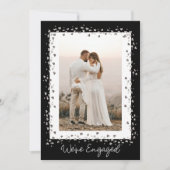 Wir sind eine Verlobte Personalisierte Foto-Engage Einladung (Vorderseite)