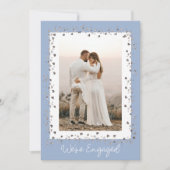 Wir sind eine Verlobte Personalisierte Foto-Engage Einladung (Vorderseite)