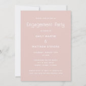 Wir sind eine Verlobte Personalisierte Foto-Engage Einladung (Rückseite)