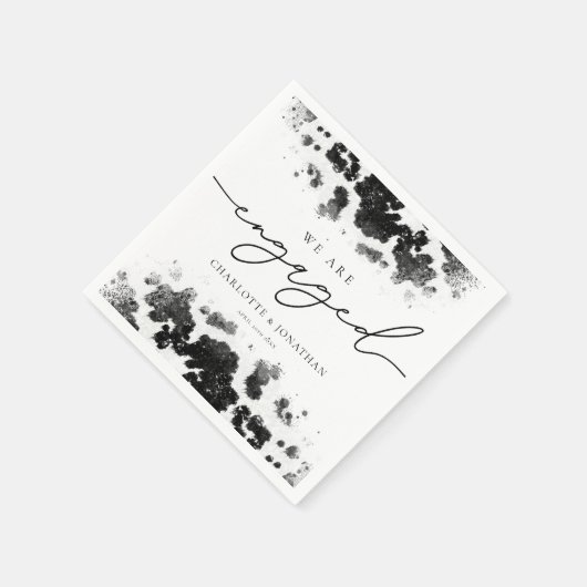 Wir sind eine Verlobte Western-Engagement-Partei f Serviette (Ecke)