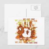 Wir sind eins postkarte (Vorne/Hinten)