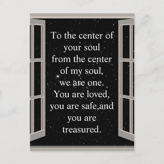 Wir sind eins postkarte (Vorderseite)