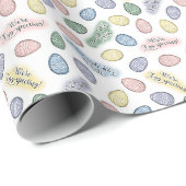 Wir sind eispühlendes Wrapping Paper Geschenkpapier (Rolleneckpunkt)