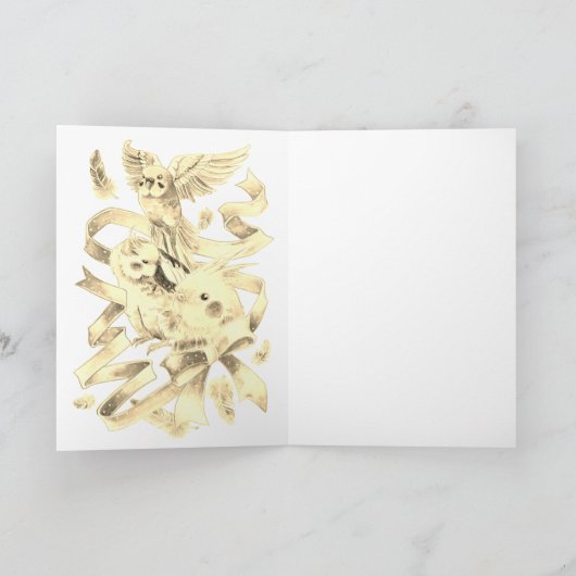 Wir sind Engel Feiertagskarte (Innenseite)