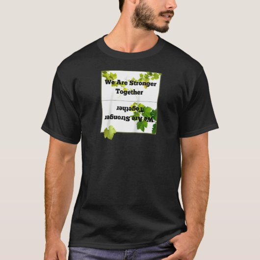 Wir sind enger zusammen mit Raglan T-Shirt (Vorderseite)