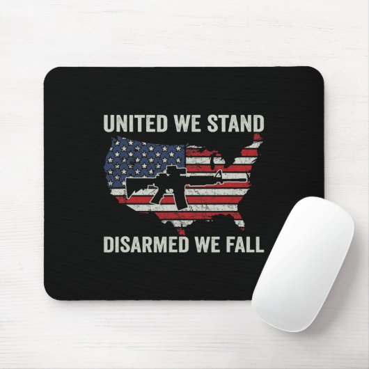 Wir sind entwaffnet wir fallen - Pro Guns USA Flag Mousepad (Mit Mouse)