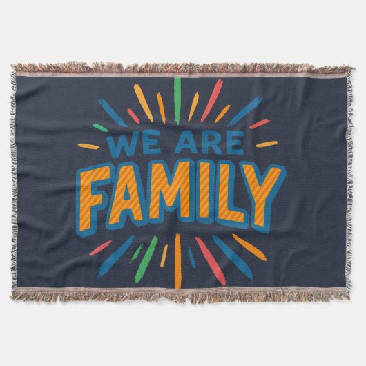 Wir sind Familie 1 Decke (Vorderseite)