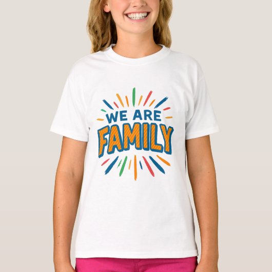 Wir sind Familie 1 T-Shirt (Vorderseite)