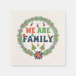 "WIR SIND FAMILIE" SERVIETTE