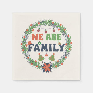 "WIR SIND FAMILIE" SERVIETTE