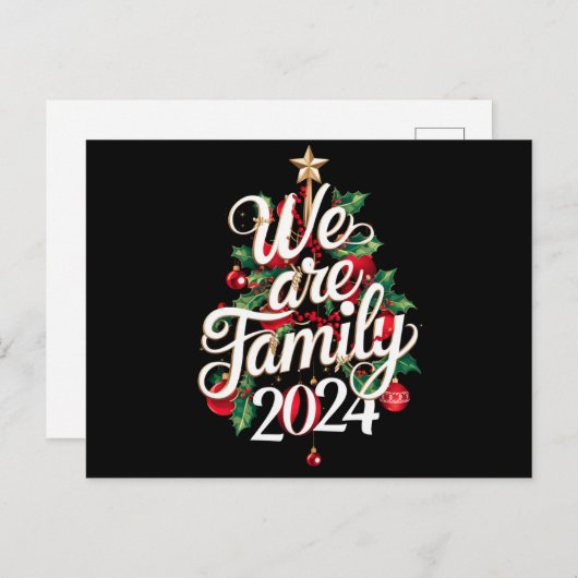 Wir sind Familie Weihnachten 2024 Matching Pajama (Vorne/Hinten)