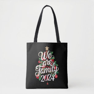 Wir sind Familie Weihnachten 2024 Matching Pajama Tasche